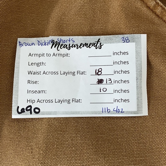 Dickies Canvas Relaxed Fit Carpenter Shorts Sz 38 - Picture 7 of 7